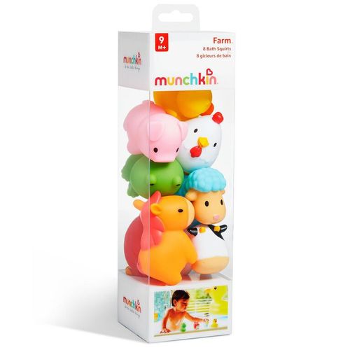 Jucarie pentru baie Munchkin Farm 8 buc 