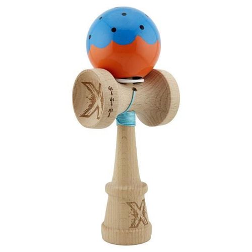 купить Активная игра Essa 165437 Kendama Flippy X Original, 7.5х6х18cm, albastru-portocaliu в Кишинёве 