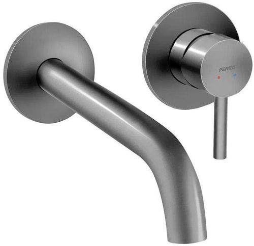 cumpără Baterie lavoar Ferro Ciriculus gun metal BCK3PAGM (lavoar incastrata) în Chișinău 