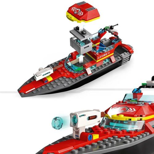 купить Конструктор Lego 60373 Fire Rescue Boat в Кишинёве 