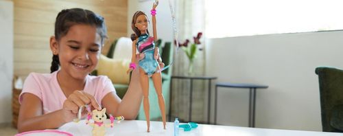 купить Кукла Barbie GHK24 Set Gimnastica Artistica в Кишинёве 