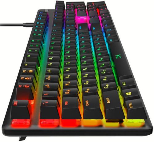 cumpără Tastatură HyperX HX-KB6RDX-RU, Alloy Origins RGB, HyperX Red switch în Chișinău 