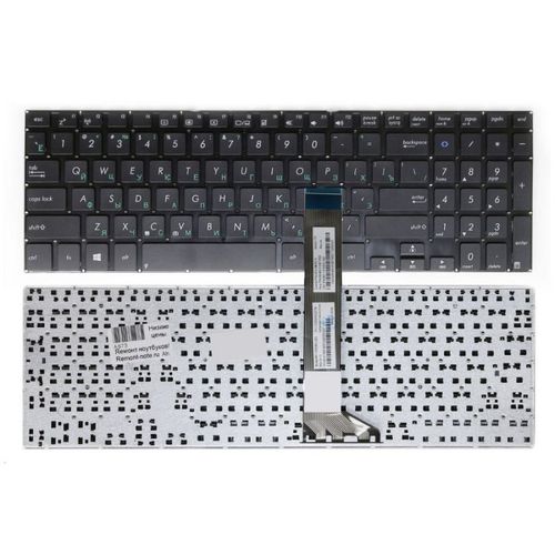 cumpără Keyboard Asus S551 V551 K551 w/o frame "ENTER"-small ENG/RU Black în Chișinău 