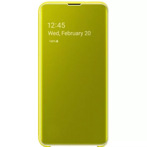 cumpără Husă pentru smartphone Samsung EF-ZG970 Clear View Cover Beyound Yellow în Chișinău 