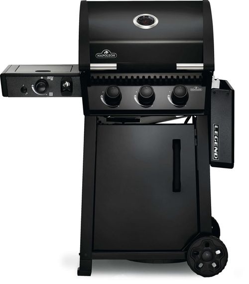 купить Мангал Napoleon Gratar pe gaz Legend 365 negru cu arzator lateral infraroșu (LD365DSIBPK-CZ) в Кишинёве 