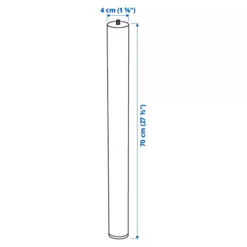купить Офисный стол Ikea Anfallare/Adils 140x65 (Bambus/Alb) в Кишинёве 
