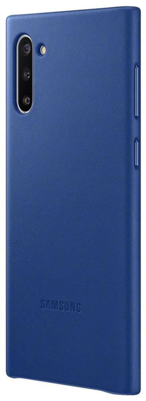 купить Чехол для смартфона Samsung EF-VN970 Leather Cover Blue в Кишинёве 