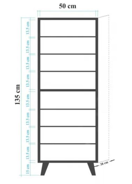 cumpără Raft pentru încălțăminte Trendy Filinta, 728 50x135x38cm în Chișinău 