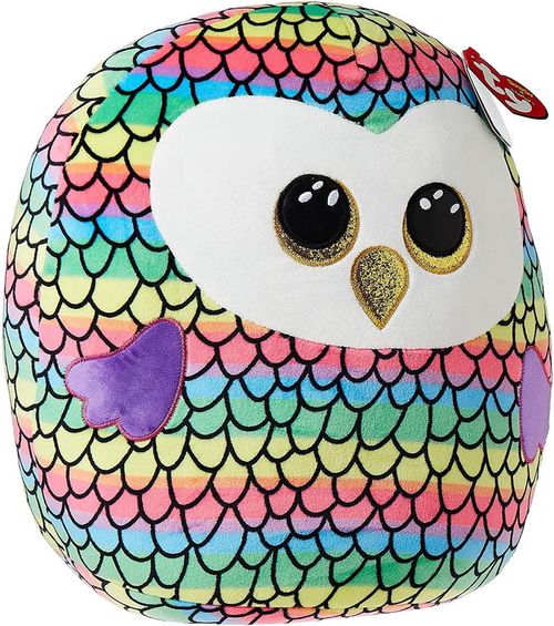 купить Мягкая игрушка TY TY39191 OWEN multicolor owl 30 cm в Кишинёве 