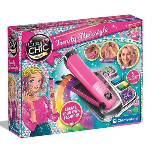 купить Набор для творчества Clementoni Setul de înfrumusețarea părului Crazy Chic (18750) в Кишинёве 
