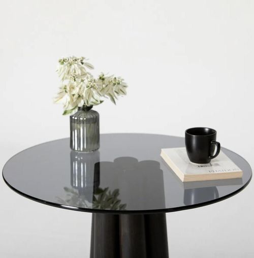 купить Журнальный столик Trendy Thales, negru, gri inchis в Кишинёве 
