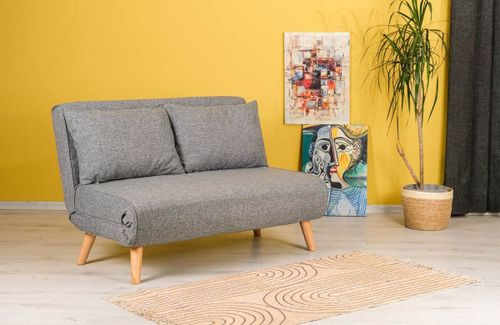 купить Диван Trendy Folde Gri deschis (2 locuri) в Кишинёве 