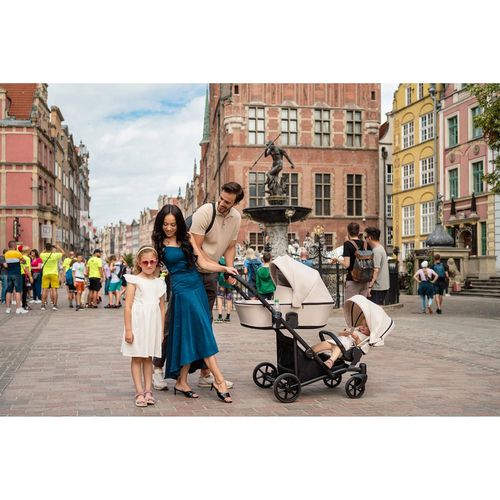 cumpără Сărucior pentru copii Kunert Carucior pentru gemeni Brav Duo Black (BD-01) în Chișinău 