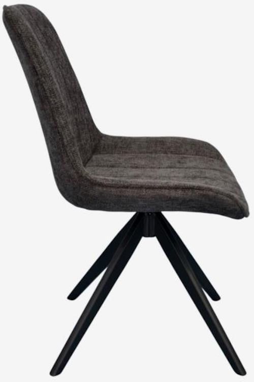 купить Стул Evelin di Costacurta YTC-055B SW, UF885-15 (Dark grey) в Кишинёве 