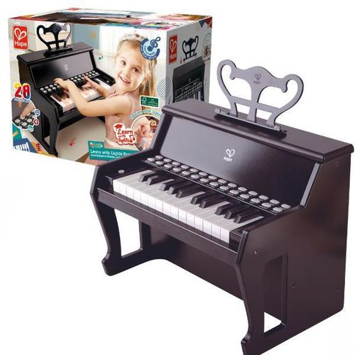 cumpără Jucărie muzicală Hape E0627 Instrument muzical Pian negru cu indicatoare pe taste în Chișinău 