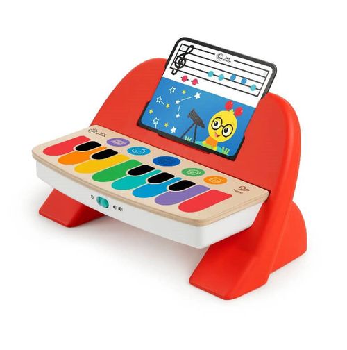 Jucarie de lemn muzicala Hape & Baby Einstein Cal's First Melodies Magic Touch Piano 