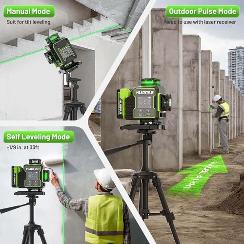 купить Нивелир лазерный Huepar W04CG 4D в Кишинёве 