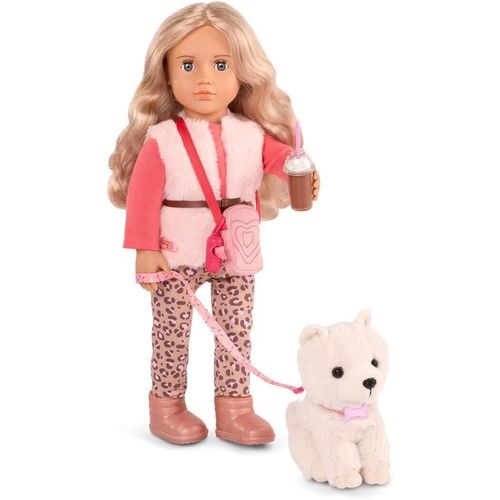 купить Кукла Battat BD31735Z KINSLEY si catelusa KENZI cu accesorii в Кишинёве 