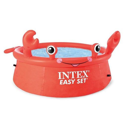 Piscină gonflabilă pentru copii Easy Set “Crabul vesel” 183×51 cm, 880L, 3+ INTEX 