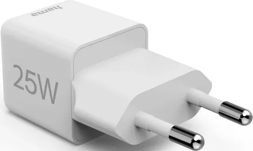 купить Зарядное устройство сетевое Hama 201981 Super Mini-charger, USB-C, 25W в Кишинёве 