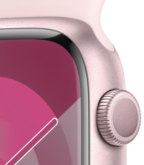 купить Смарт часы Apple Watch Series 9 GPS 45mm Pink - M/L MR9H3 в Кишинёве 