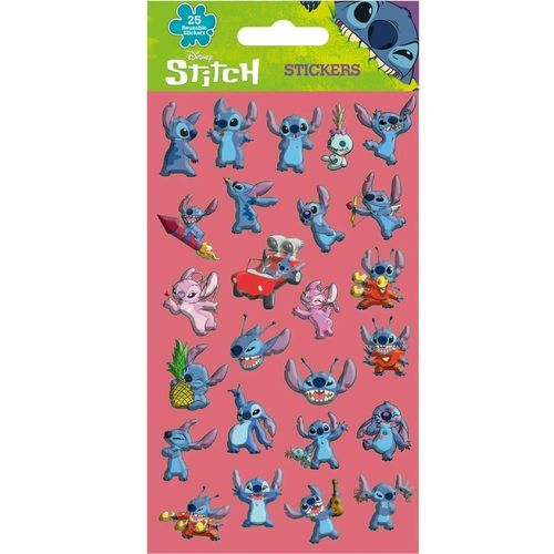 купить Набор для творчества Pyramid International PS2402756 Lilo&Stitch (Stitch&Angel) Reusable Puffy Stickers 195x95 (25pcs) в Кишинёве 