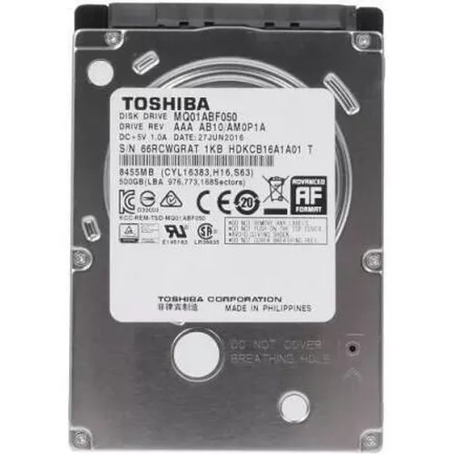 купить Жесткий диск HDD внутренний Toshiba MQ01ABF050-NP в Кишинёве 