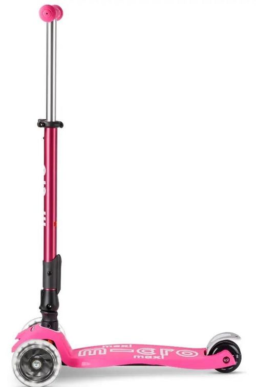 cumpără Trotinetă Micro MMD096 Maxi Deluxe Foldable LED Shocking Pink în Chișinău 