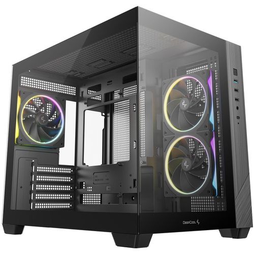 купить Корпус для ПК Deepcool CG330 3F Black в Кишинёве 