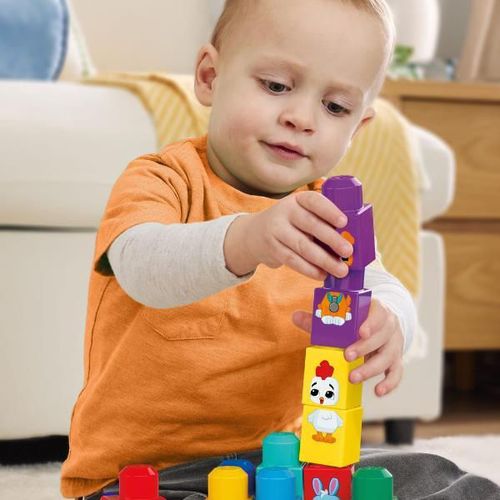 cumpără Set de construcție Mattel JKG33 Tractor cu animale pentru copii mici în Chișinău 
