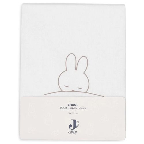 купить Детское постельное белье Jollein 008-524-67095 Cearsaf pentru patut Sleepy Miffy Funghi, 120x150cm в Кишинёве 