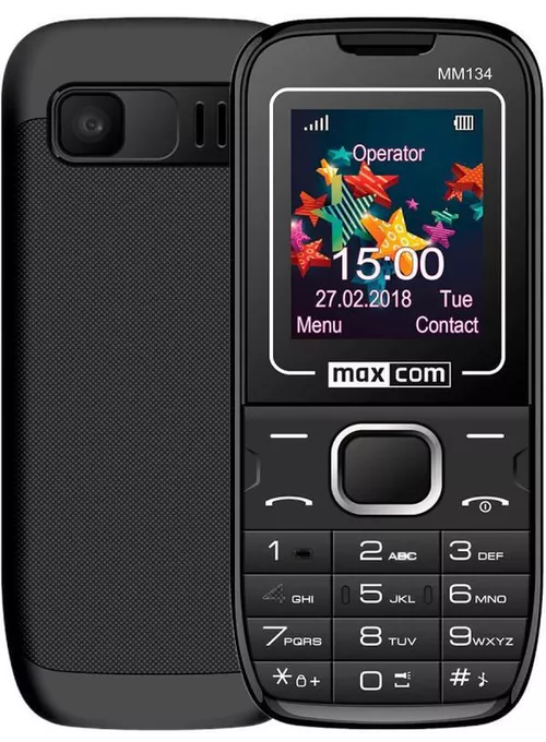 cumpără Telefon mobil Max Com MM 134, Black în Chișinău 