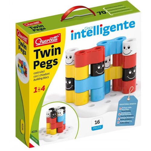 купить Конструктор Quercetti 4026 TWIN PEGS в Кишинёве 