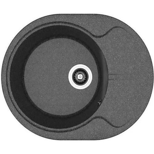 cumpără Chiuvetă bucătărie Dr.Gans Berta 620х490х217 Negru în Chișinău 