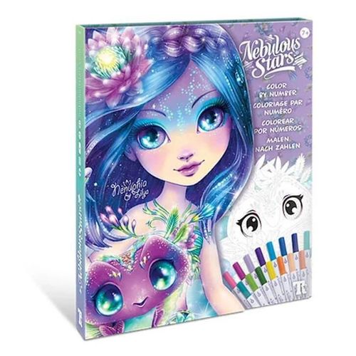 cumpără Set de creație Nebulous Stars 11381 Book Set, coloreaza dupa numar (6buc) în Chișinău 