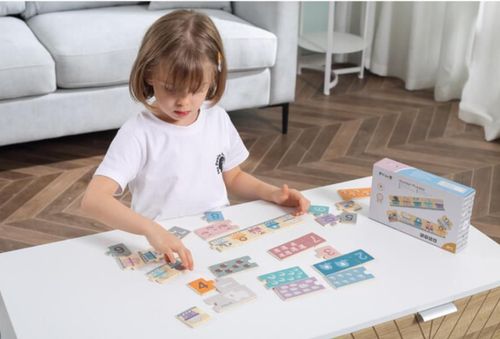 купить Головоломка Viga 44071 Puzzle din lemn Numere și animale в Кишинёве 