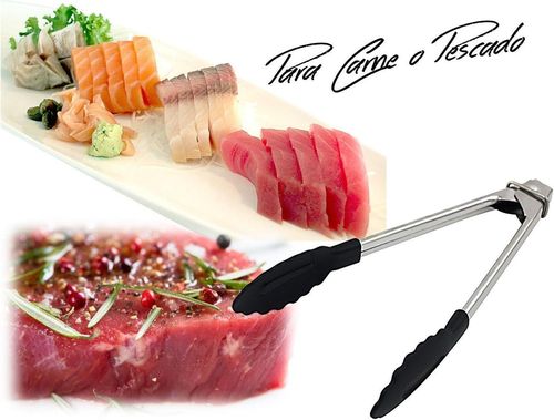 купить Щипцы кухонные Fackelmann 52304 Cleste de servire 18cm, otel/naylon в Кишинёве 