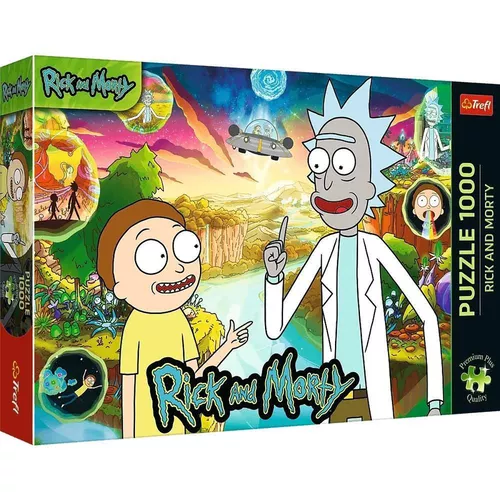 cumpără Puzzle Trefl 10838 Puzzle 1000 Premium Plus. Rick și Morty în Chișinău 