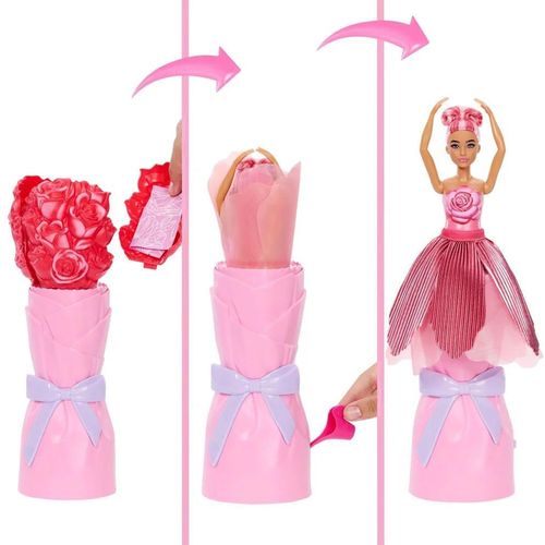 купить Кукла Barbie JMF59 Petal Pop cu aromă de trandafir roșu в Кишинёве 