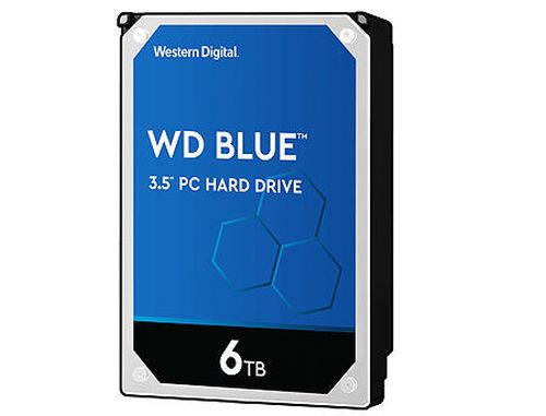 купить 3.5" HDD 6TB Western Digital Blue WD60EZAZ, 5400 RPM, SATA3 6GB/s, 256MB (hard disk intern HDD/внутренний жесткий диск HDD) в Кишинёве 