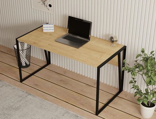 cumpără Masă de birou Trendy Cunda, SafirNegru, 140x74x70cm în Chișinău 