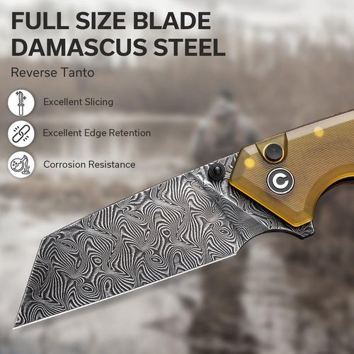 купить Нож походный Civivi C23028-DS1 Amirite, mâner Ultem, Button Lock в Кишинёве 
