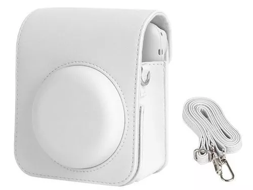 купить Фотоаппарат моментальной печати FujiFilm Instax mini 12 Clay White cu husa, album foto si film 1x10 в Кишинёве 