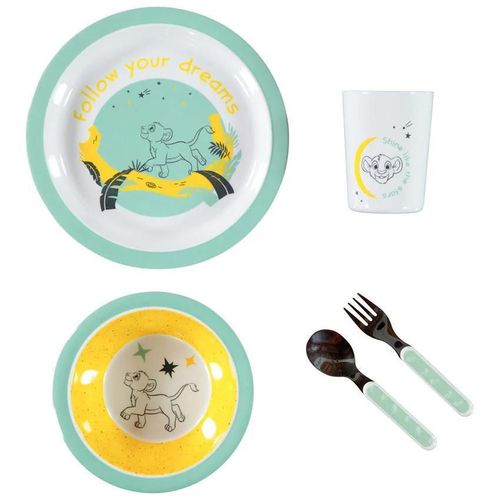 cumpără Seturi pentru hrănire bebelușilor Premaman PRF3BB-CCC-UNQ Disney The Lion King Simba, 5 piese în Chișinău 
