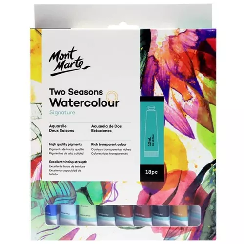 cumpără Set de creație Mont Marte PMHS0001 Set de vopsea acuarel Two Seasons, 18 culori în Chișinău 