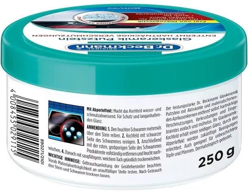 cumpără Detergent electrocasnice Dr.Beckmann 9115 Pasta pentru sticla ceramica 250 gr în Chișinău 