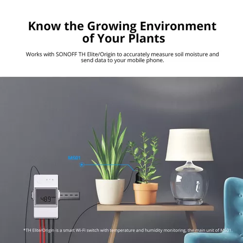 купить Датчик Sonoff Smart Soil Moisture Sensor MS01 RJ9 50cm в Кишинёве 