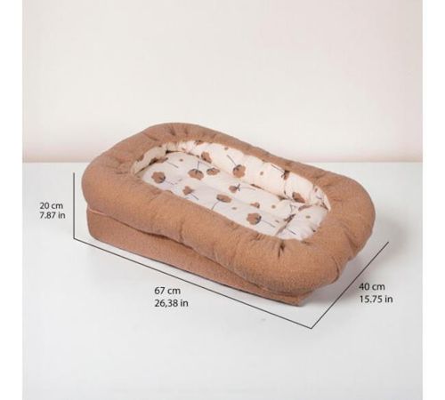 купить Гнездо для новорожденных Sevi Bebe 216-14 Teddy Brown, антирефлюкс в Кишинёве 