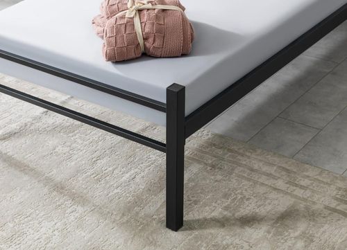 купить Кровать Evger K-90 90x200cm Black (без матраса) в Кишинёве 