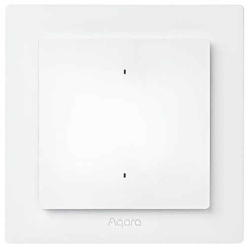 cumpără Întrerupător electric Aqara Zigbee Thread Light Switch H2 EU ( 2 Buttons, 1 Channels), White în Chișinău 